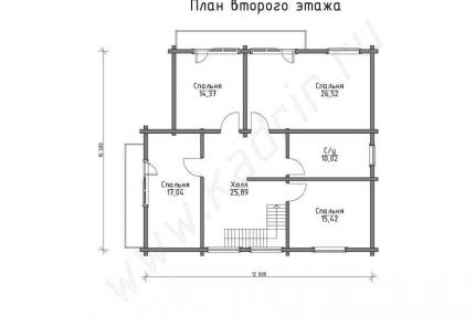 Дом из клееного бруса Рокфорд, 5