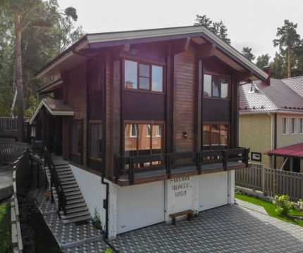 Дом из клееного бруса Новосибирская область – строительство под ключ по выгодной цене в  | Кадрин