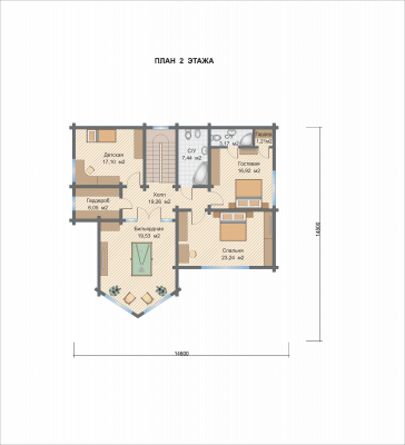 Базовые планировки Дом из клееного бруса Горный Алтай 2