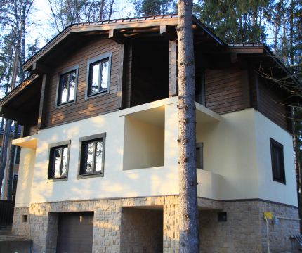 Дом из клееного бруса Дмитровский район – строительство под ключ по выгодной цене в  | Кадрин
