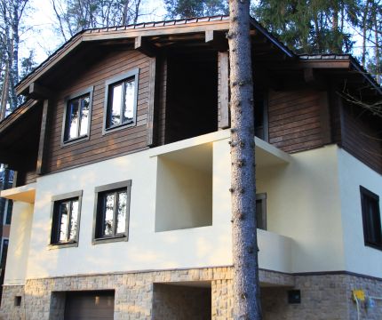 Дом из клееного бруса Дмитровский район – строительство под ключ по выгодной цене в  | Кадрин