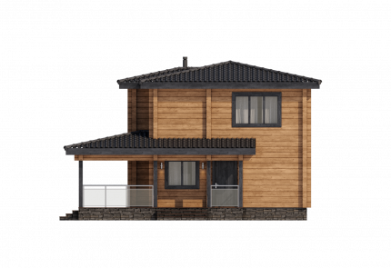 Дом из клееного бруса Прага, 8