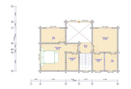 Дом из клееного бруса Прага, 4