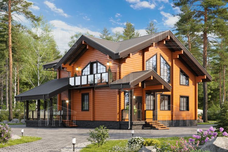 Дом из клееного бруса Сакраменто, 2