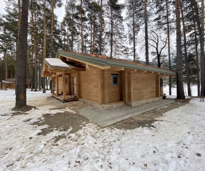 Дом из клееного бруса Гостиничный комплекс